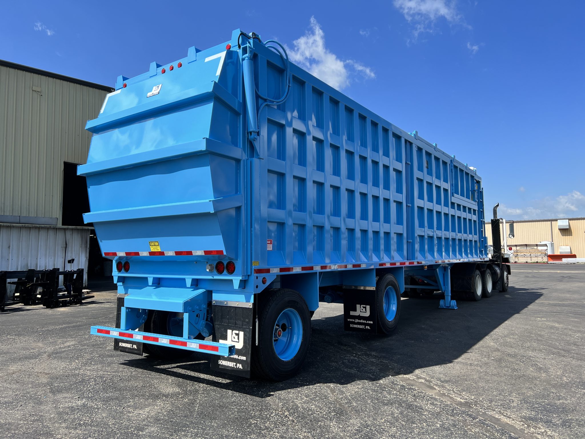 Steel Push Out Transfer Trailers J&J Trucks & Equipment